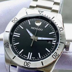 Movado Sport Silver Tone Men's Watch